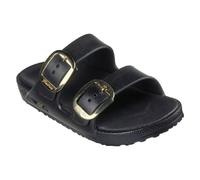 Skechers Foamie Arch Fit BLK Black Womens Slide Sandals 111592 in a Plain in Size 5