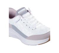 Skechers Women's Slip-ins: Contour Foam - Cosy Fit Sneaker in White/Lavender, Size 5 | Textile/Synthetic, Vegan, Machine Washable