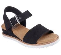 Skechers Desert Kiss Serendipitous Womens Black Ankle Strap Sandals