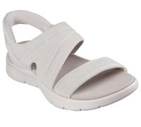 Womens Skechers Slip Ins Go Walk Flex Enticing Sandals 141482 NAT