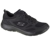 SKECHERS Womens Skechers Summits Suited Black/Black 5
