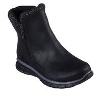 Skechers Women's Synergy Lovely Collab Boots, Black Microleather/Knit, 5 UK
