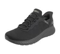 Skechers Women's Bobs Sport Squad Chaos Slip-Ins Black Low Top Sneaker Shoes 11