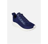 Women's Skechers Womens Bobs Squad Waves 117470-NVY Navy Lace Up Shoe - Size: 7