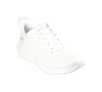 Women's Skechers Women's Bobs Squad Waves Still Wading Trainers in White - Size: 4