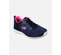 Women's Skechers Women's Bountiful Quick Path Shoes in Navy/Hot Pink
