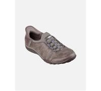 Women's Skechers Women's Breathe-Easy Home-Body Shoes in Dark Taupe - Brown
