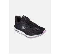 Women's Skechers Womens Go Walk Workout Walker Outpace 124933-BKLV Black/Lavender Lace up Shoe