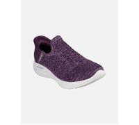 Women's Skechers Women's Relaxed Fit Sport Stretch Knit Slip Ins Dark Purple - Size: 5