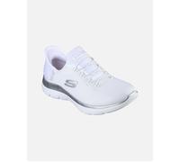 Women's Skechers Women's Summits - Diamond Dream Trainer in White/Silver
