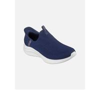 Skechers Engineered Stretch Knit Slip-ins W/ Air-cooled Mf - Navy Knit/trim, Navy, Size 4, Women Navy
