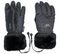 Trespass Womens Ski Gloves Faux Fur Cuff Lightly Padded Yanki