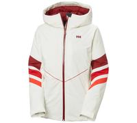 Helly Hansen Womens Panorama Insulated Ski Jacket (with Free Ski Pass), Cream, Size M, Women Cream