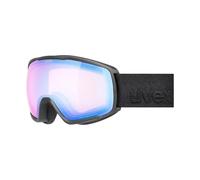 Uvex Victorious S Fm - Ski Goggles For Adults - Filter Category 2 - Contrast Enhancing - Black Dl/Blue-Clear - One Size