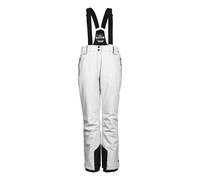 Killtec KSW 249 WMN SKI PNTS_ERIELLE Women's Ski Trousers with Removable Straps, Edge Protection and Snow Guard, Off White, 42, 43428-000