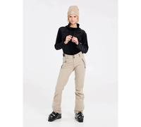 Women's ski Trousers Protest Lole Softshell Beige L