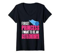 Womens Skip the Tiara Dreaming of the Stars V-Neck T-Shirt