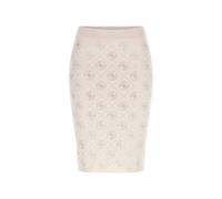 Women's skirt Guess Rhinestones 4G Beige M