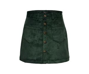 Women's skirt Only Amazing cord life Green S