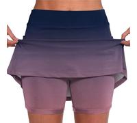 Women's Skirts Plus Size Sport Skirts High Waisted Stretchy with Pockets Tummy Control Mini Short Quick Dry Golf Yoga Running Skorts Work Sports Skorts Casual Tennis Skirt 2 in 1 Inner Legging Shorts