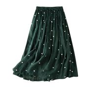 Women's Skirts Skirts for Women UK Vintage Floral Printed Boho Maxi Skirt with Pockets, Elasticated High Waist A-Line Long Flowy Skirt Petite Maxi