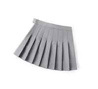 Womens Skirts,Women's Mini Skirt Grey High Waist Pleated Skirt Fashion Preppy Style Recreational Sports Tennis A Line Ruched Short Skirt for Girls Ladies,S