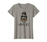 Womens Skull Mom Life Funny Cute Mothers Day gift Womens T-Shirt