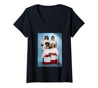 Womens Slade Noddy Holder Band at Christmas Merry Xmas Everybody V-Neck T-Shirt