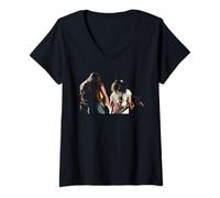 Womens Slash Guns N' Roses With Zakk Wylde Black Label Society V-Neck T-Shirt