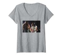 Womens Slash Of Guns N' Roses With Zakk Wylde Live Wembley V-Neck T-Shirt