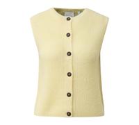 Women's Sleeveless Alpaca Blend Cardigan COMMA Jaune 42