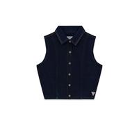 Women's Sleeveless Cropped Denim Shirt Guess Bleu S