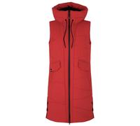 Women's sleeveless down jacket Hannah Ela Red 40