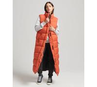 Women's sleeveless down jacket Superdry Ripstop Orange XS