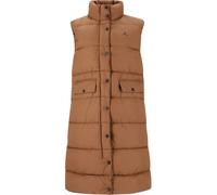 Women's sleeveless down jacket Whistler Amaretto Marron 36