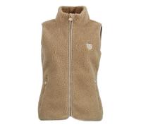 Women's sleeveless fleece Peak Mountain Abeille Marron L