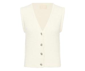 Women's sleeveless fleece Soaked in Luxury Damali Blanc L