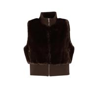 Women's sleeveless fleece Urban Classics Marron 2XL