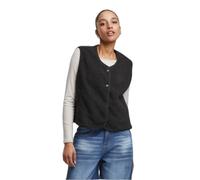 Women's sleeveless fleece Urban Classics Teddy Noir XL
