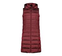 Women's sleeveless hooded coat CMP Rouge D48