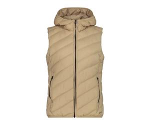 Women's sleeveless hooded down jacket CMP Beige L