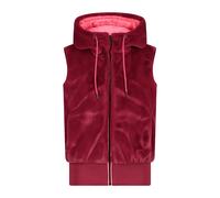 Women's sleeveless hooded sweatshirt CMP Rouge L