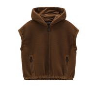 Women's sleeveless hoodie fleece CMP Marron S