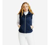 Women's Sleeveless Horse Riding Warm Down Jacket 900 - Navy