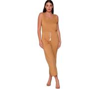 Women's sleeveless jumpsuit Luna Grace Beige XL