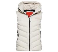 Women's sleeveless microfiber hooded down jacket Superdry Beige S