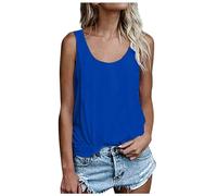 Women's Sleeveless Sports Tank Top - Large Size Vest U-Neck Summer Casual Loose Solid Colour Camisole Cheap Soft for Sports Jogging Bodybuilding Vest Fitness Gym Tank Top