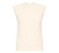 Women's sleeveless sweater Ichi Povoke WA5 Blanc M
