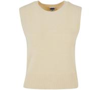 Urban Classics Knit Knitted Vest Beige S Woman