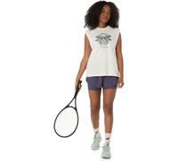Women's sleeveless T-shirt Asics Game Graphic Blanc L